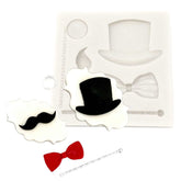 Molde Silicona  Caballero Elegante